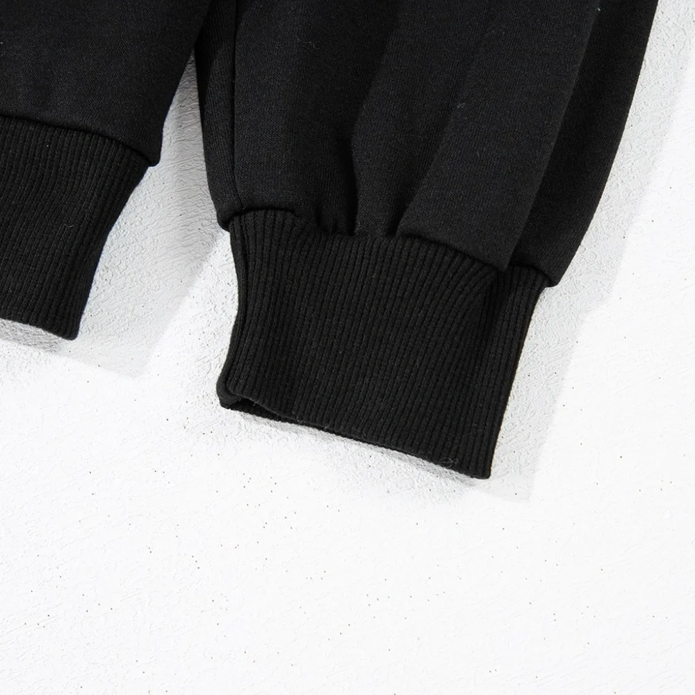 1 MEDIUM LEFT!!! Black Leopard Print Colorblock Raglan Sleeve Sweatshirt - Picture 13 of 14